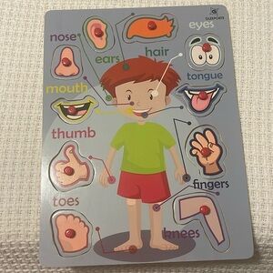 Body part puzzle for littles